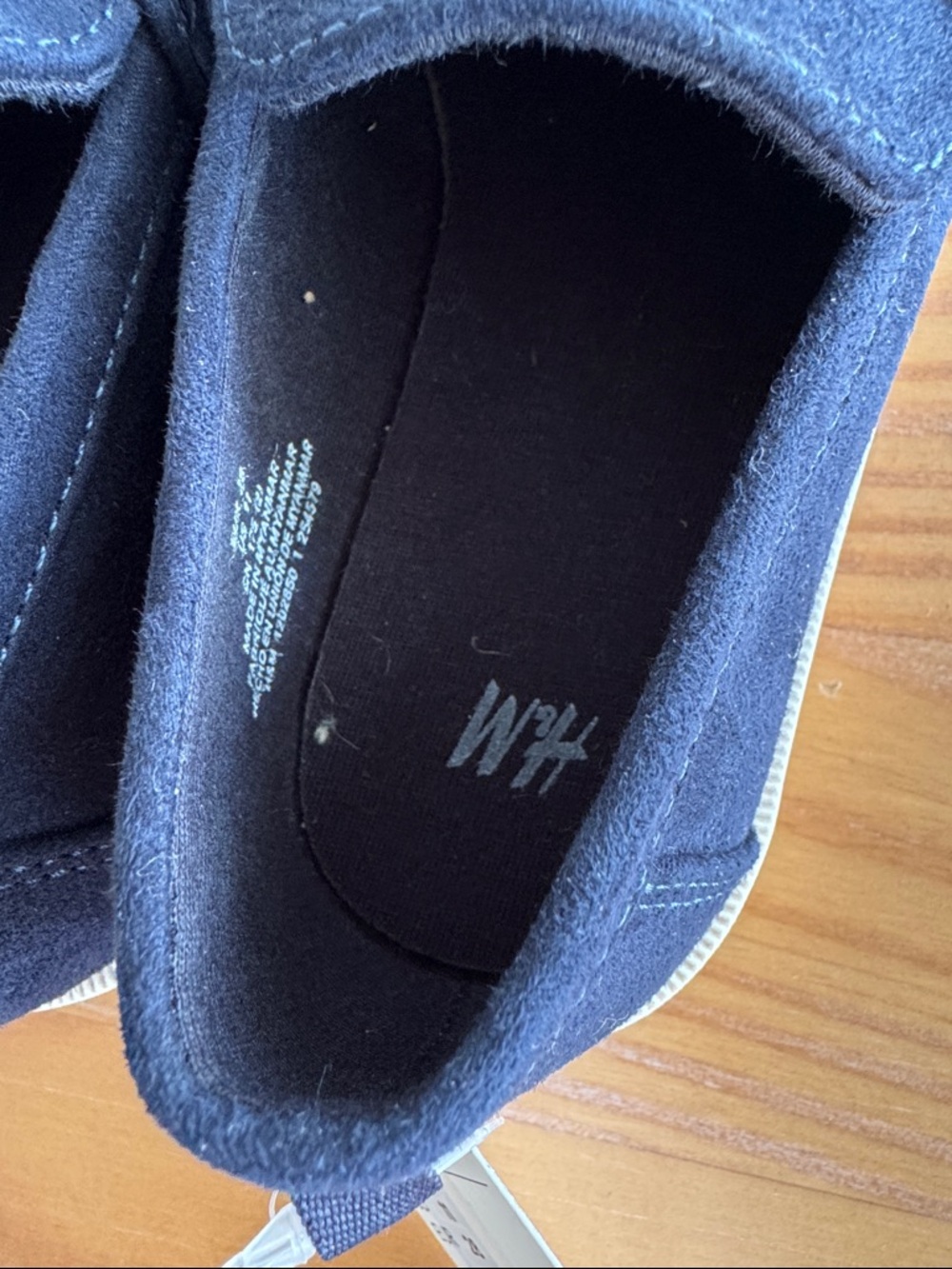 H&M boys Dark Blue Suede Penny Loafers - Picture 5 of 8